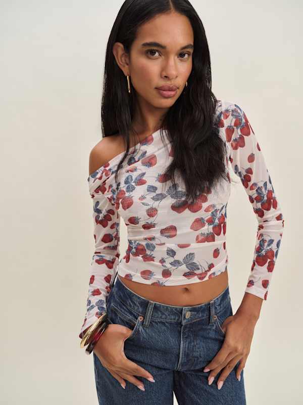Elio Knit Top - Strawberry Jam