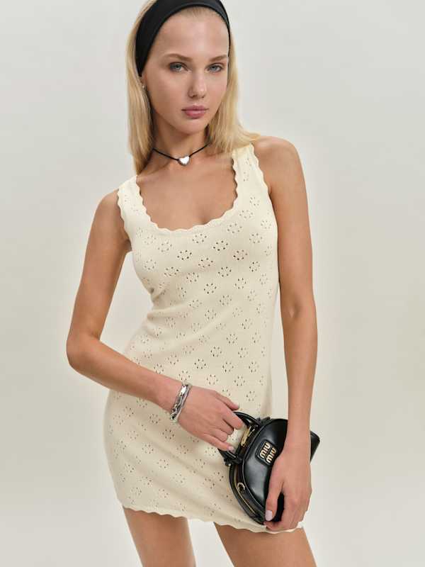 Forest Cotton Sweater Dress - Gossamer